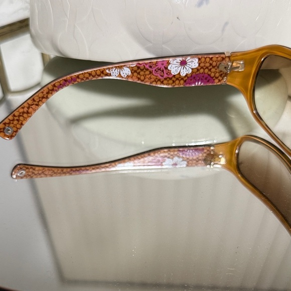 Coach Sarah S4 Floral Brown Sunglasses with Case main image 7